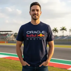 Imagem 4 de Camiseta New Era Red Bull Racing Collection RS52 - Azul Marinho