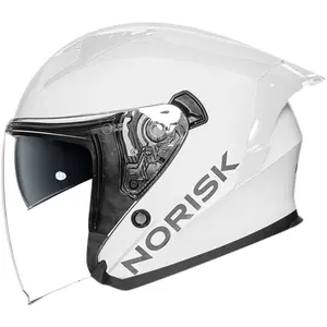 Capacete Norisk Downtown 2 Monocolor (Aberto) - Branco