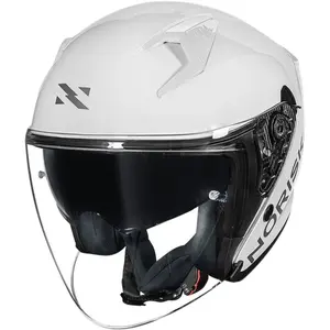 Imagem 3 de Capacete Norisk Downtown 2 Monocolor (Aberto) - Branco