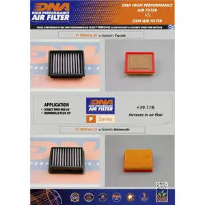Imagem 2 de Filtro de Ar Esportivo DNA Triumph Street Twin 900 / Bonneville T100 / T120 / Street Scrambler 900 - P-TR9N16-01