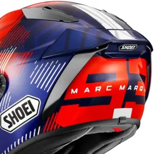 Imagem 6 de Capacete Shoei X-SPR Pro Marquez 8 TC-1 - Vermelho/Azul