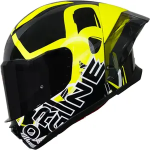 Capacete Origine Pista Misano - Amarelo Fluor/Preto