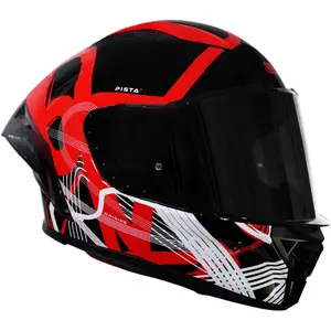 Imagem 4 de Capacete Origine Pista Misano - Vermelho/Preto