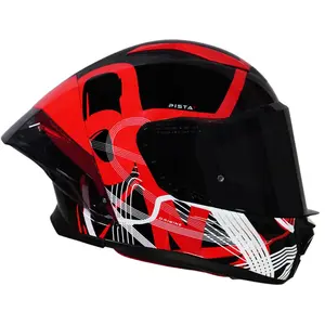 Imagem 5 de Capacete Origine Pista Misano - Vermelho/Preto