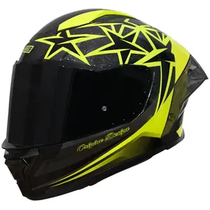 Imagem 2 de Capacete Origine Pista Star - Amarelo Fluor/Preto