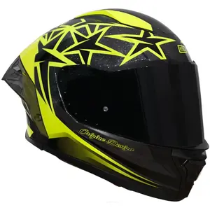Imagem 4 de Capacete Origine Pista Star - Amarelo Fluor/Preto