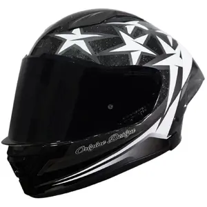 Imagem 2 de Capacete Origine Pista Star - Branco/Preto