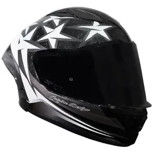 Imagem 4 de Capacete Origine Pista Star - Branco/Preto