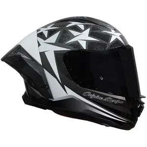 Imagem 5 de Capacete Origine Pista Star - Branco/Preto