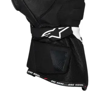 Imagem 5 de Luva Alpinestars SP 3 - Preto/Branco/Vermelho Fluor
