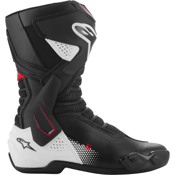Bota Alpinestars SMX-6 V3 - Preta/Branca/Vermelha Graphic - Grid