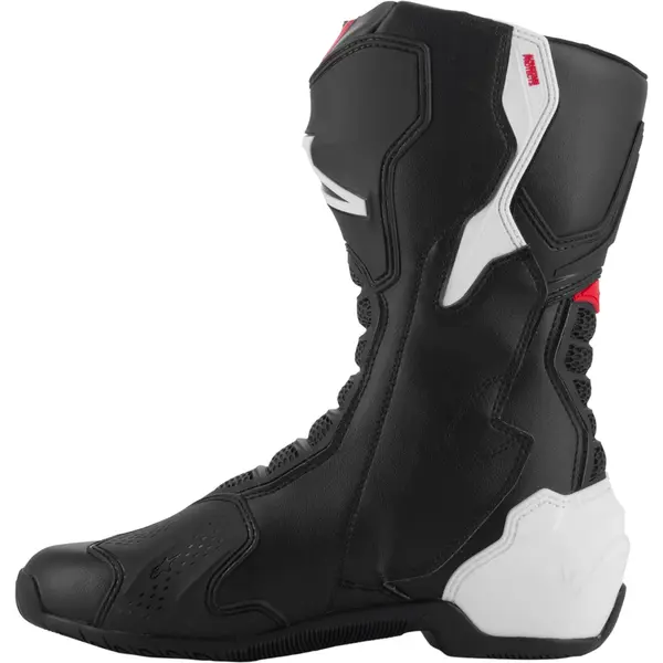 Bota Alpinestars SMX-6 V3 - Preta/Branca/Vermelha Graphic - Grid