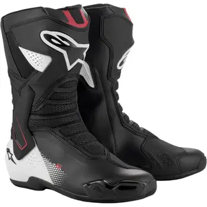 Bota Alpinestars SMX-6 V3 - Preta/Branca/Vermelha Graphic