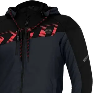 Imagem 3 de Jaqueta X11 Street Hoody Sporadic - Preto/Cinza/Vermelho