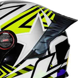 Imagem 5 de Capacete LS2 FF358 Pro Estellar - Preto/Amarelo