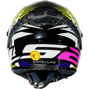 Imagem 3 de Capacete LS2 FF358 Pro Estellar - Preto/Amarelo