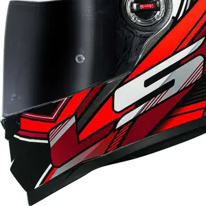 Imagem 6 de Capacete LS2 FF358 Xdron - Preto/Vermelho