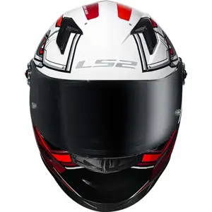 Imagem 3 de Capacete LS2 FF358 Xdron - Preto/Vermelho