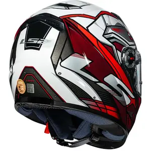 Imagem 4 de Capacete LS2 FF358 Xdron - Preto/Vermelho