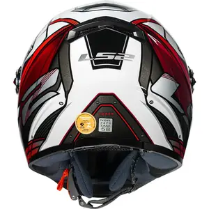 Imagem 5 de Capacete LS2 FF358 Xdron - Preto/Vermelho