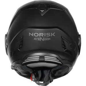 Imagem 6 de Capacete Norisk Avenger Monocolor - Preto Fosco (Articulado)