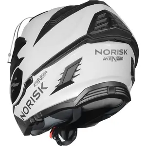 Imagem 4 de Capacete Norisk Avenger Monocolor - Branco (Articulado)