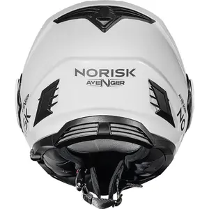 Imagem 6 de Capacete Norisk Avenger Monocolor - Branco (Articulado)