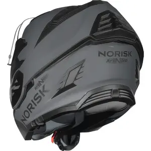 Imagem 4 de Capacete Norisk Avenger Monocolor - Cinza Nardo (Articulado)