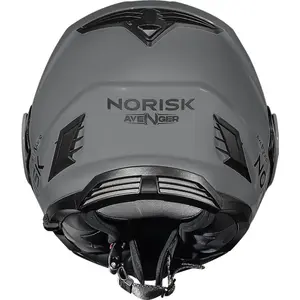Imagem 6 de Capacete Norisk Avenger Monocolor - Cinza Nardo (Articulado)