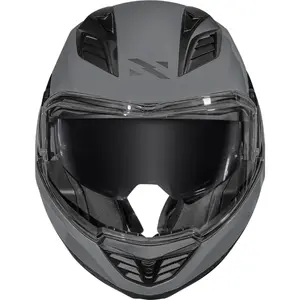 Imagem 5 de Capacete Norisk Avenger Monocolor - Cinza Nardo (Articulado)
