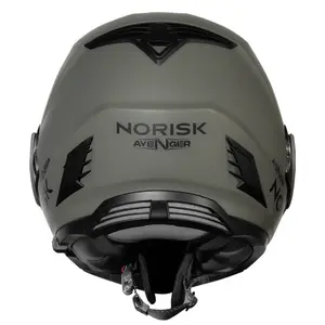 Imagem 6 de Capacete Norisk Avenger Monocolor - Verde Oliva (Articulado)