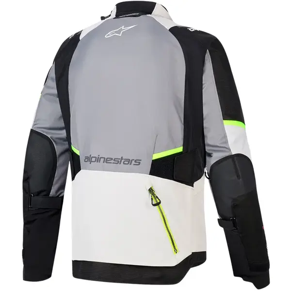Jaqueta Alpinestars Andes V4 Drystar - Cinza Escura/Branca Gelo