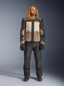Imagem 5 de Jaqueta Alpinestars Andes V4 Drystar - Cinza/Bege/Preto (Impermeável)