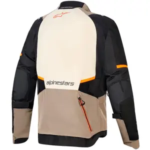 Imagem 2 de Jaqueta Alpinestars Andes V4 Drystar - Cinza/Bege/Preto (Impermeável)