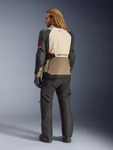 Imagem 6 de Jaqueta Alpinestars Andes V4 Drystar - Cinza/Bege/Preto (Impermeável)