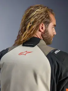 Imagem 7 de Jaqueta Alpinestars Andes V4 Drystar - Cinza/Bege/Preto (Impermeável)