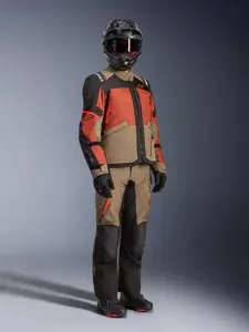 Imagem 6 de Jaqueta Alpinestars Andes V4 Drystar - Cinza/Marrom/Preto (Impermeável)