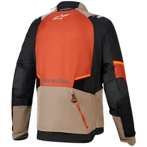 Imagem 2 de Jaqueta Alpinestars Andes V4 Drystar - Cinza/Marrom/Preto (Impermeável)