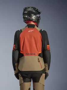 Imagem 7 de Jaqueta Alpinestars Andes V4 Drystar - Cinza/Marrom/Preto (Impermeável)