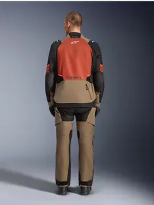 Imagem 9 de Jaqueta Alpinestars Andes V4 Drystar - Cinza/Marrom/Preto (Impermeável)