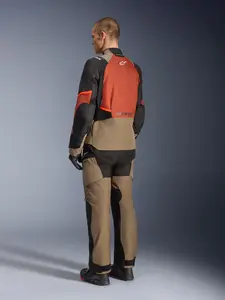 Imagem 11 de Jaqueta Alpinestars Andes V4 Drystar - Cinza/Marrom/Preto (Impermeável)