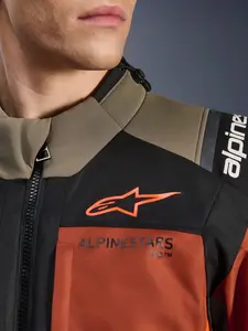 Imagem 12 de Jaqueta Alpinestars Andes V4 Drystar - Cinza/Marrom/Preto (Impermeável)