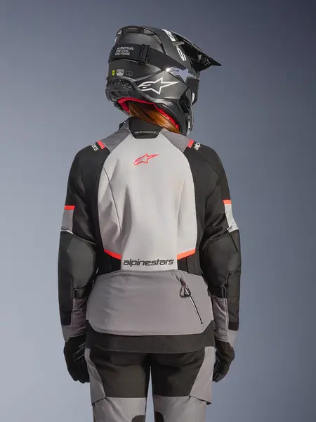Jaqueta Alpinestars Stella Andes V4 Drystar - Cinza Escuro/Branco