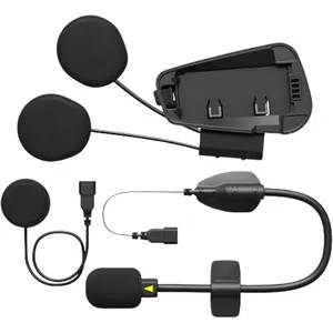 Imagem 2 de Kit Áudio e Microfone Intercomunicador Cardo Freecom/Spirit