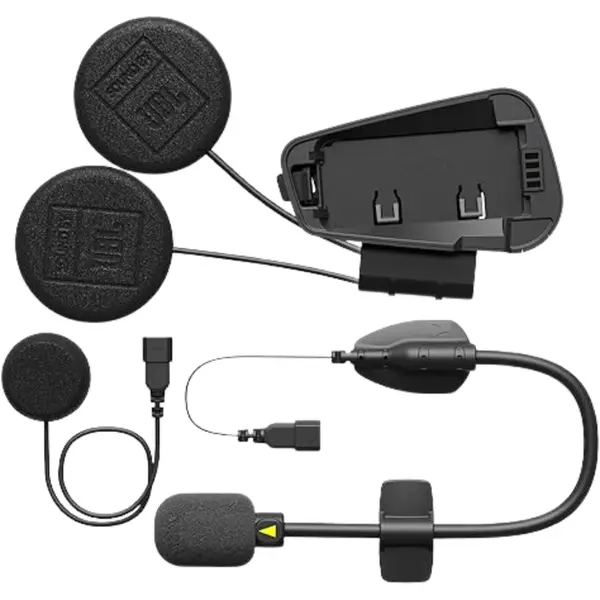 Kit Áudio e Microfone Intercomunicador Cardo Freecom/Spirit JBL