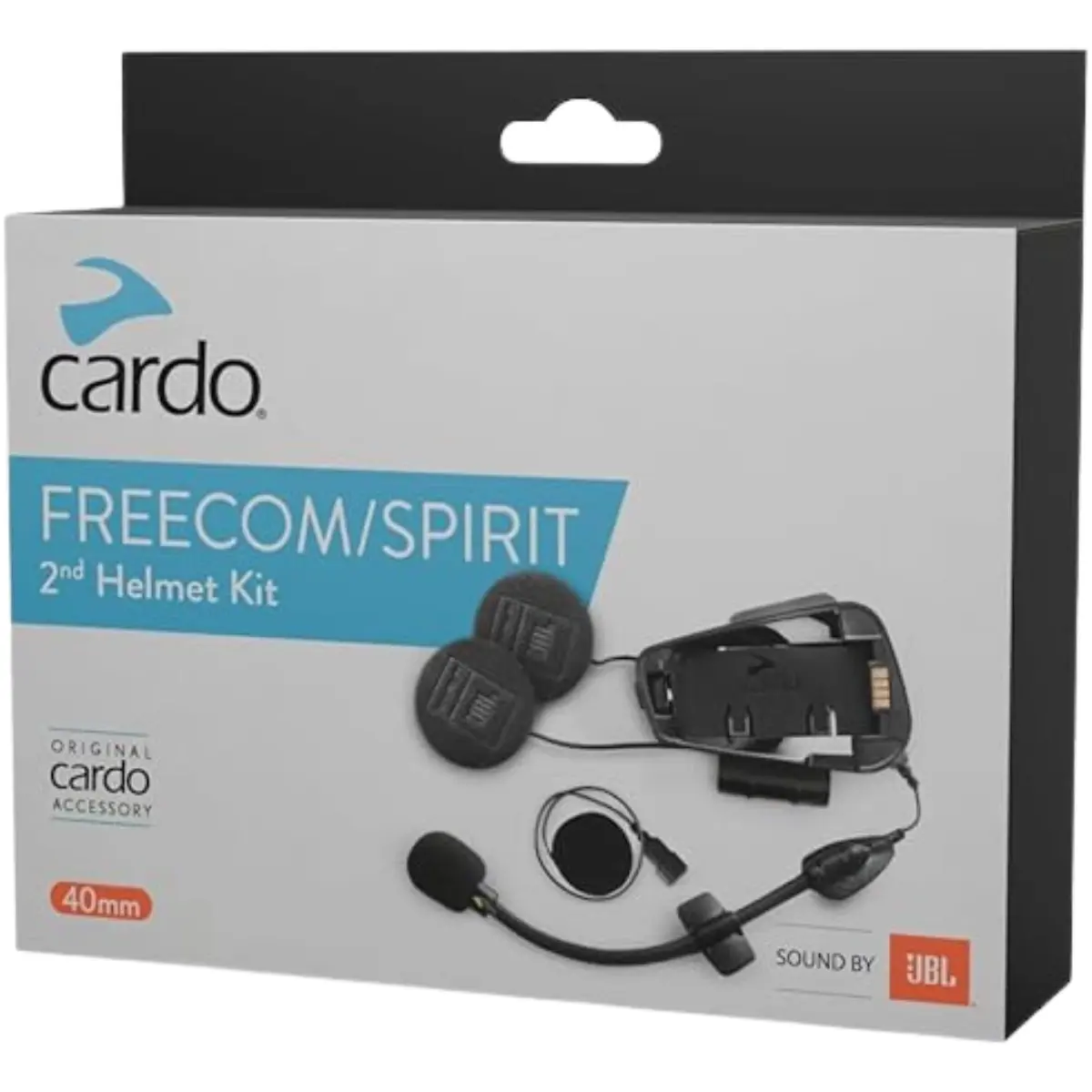 Kit Áudio e Microfone Intercomunicador Cardo Freecom/Spirit JBL