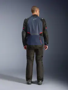Imagem 6 de Jaqueta Alpinestars Andes V4 Drystar - Azul Marinho/Indigo/Preto (Impermeável)