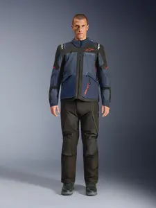 Imagem 7 de Jaqueta Alpinestars Andes V4 Drystar - Azul Marinho/Indigo/Preto (Impermeável)
