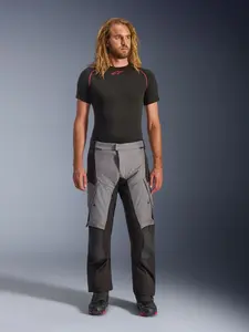 Imagem 4 de Calça Alpinestars Andes V4 Drystar - Preta/Cinza Escura (Impermeável)