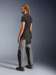 Imagem 6 de Calça Alpinestars Andes V4 Drystar - Preta/Cinza Escura (Impermeável)